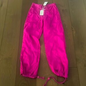 Katie J NYC Fuchsia Drawstring Kids Pants *NWOT